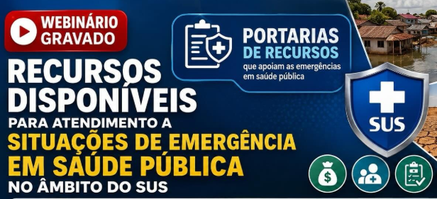 Webnário sobre emergências em saúde pública